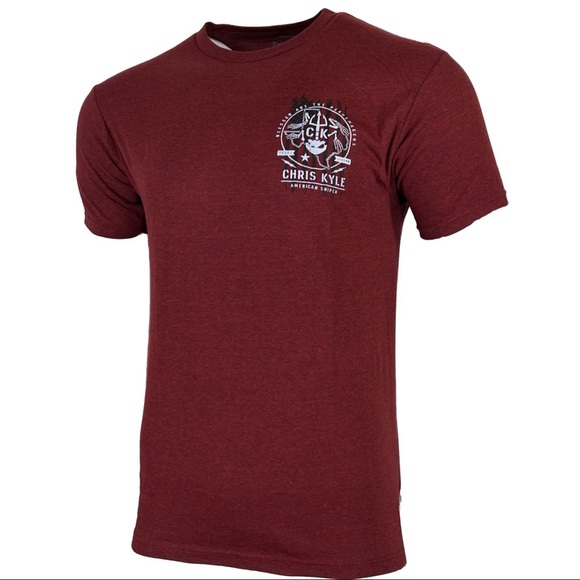 Howitzer Style Men's T-Shirt CHRIS KYLE FROG FLAG Military Grunt MFG - Picture 10 of 16